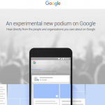 Google Post, the news from Google based on sharing search results